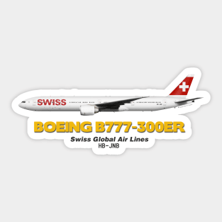 Boeing B777-300ER - Swiss Global Air Lines Sticker